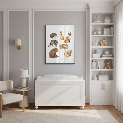 Woodland Animals - Fine Art