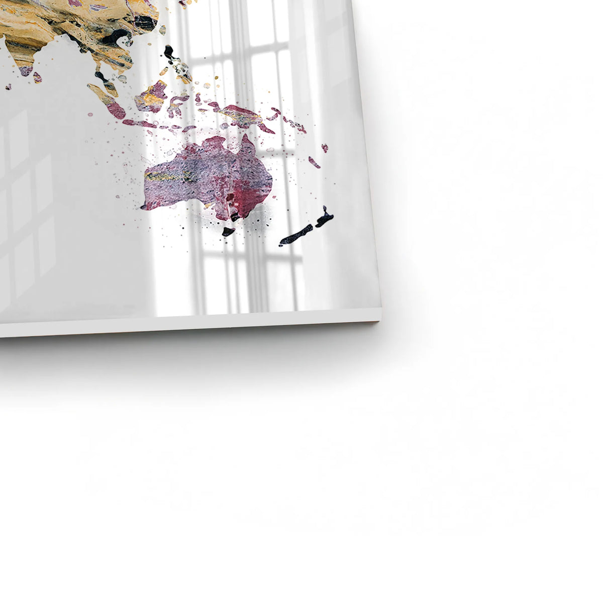 world map - Acrylic - Jasmineart.ae