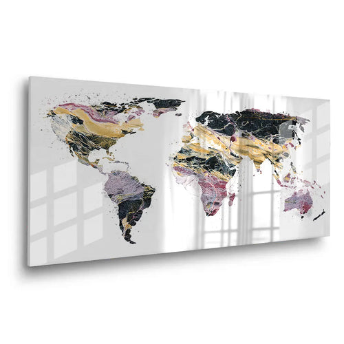 world map - Acrylic