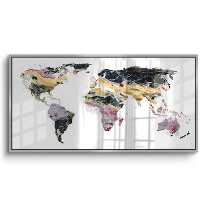 world map - Acrylic