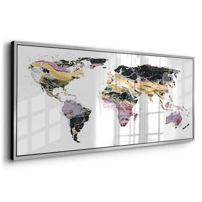 world map - Acrylic