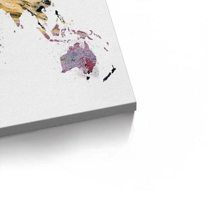 World map - Canvas