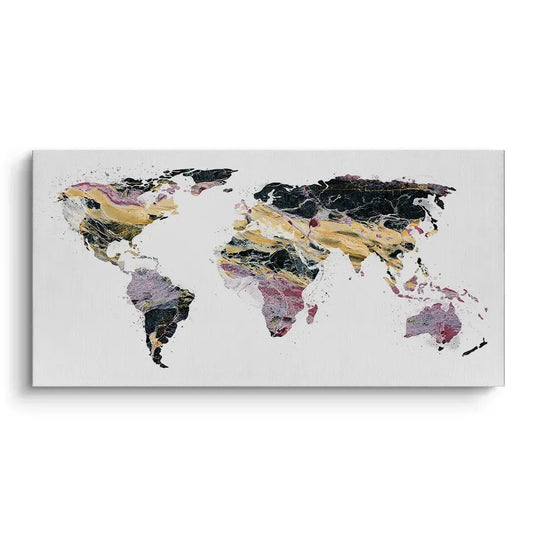 World map - Canvas