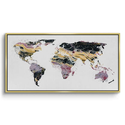 World map - Canvas