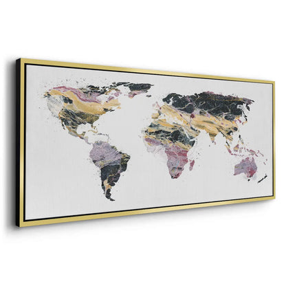 World map - Canvas