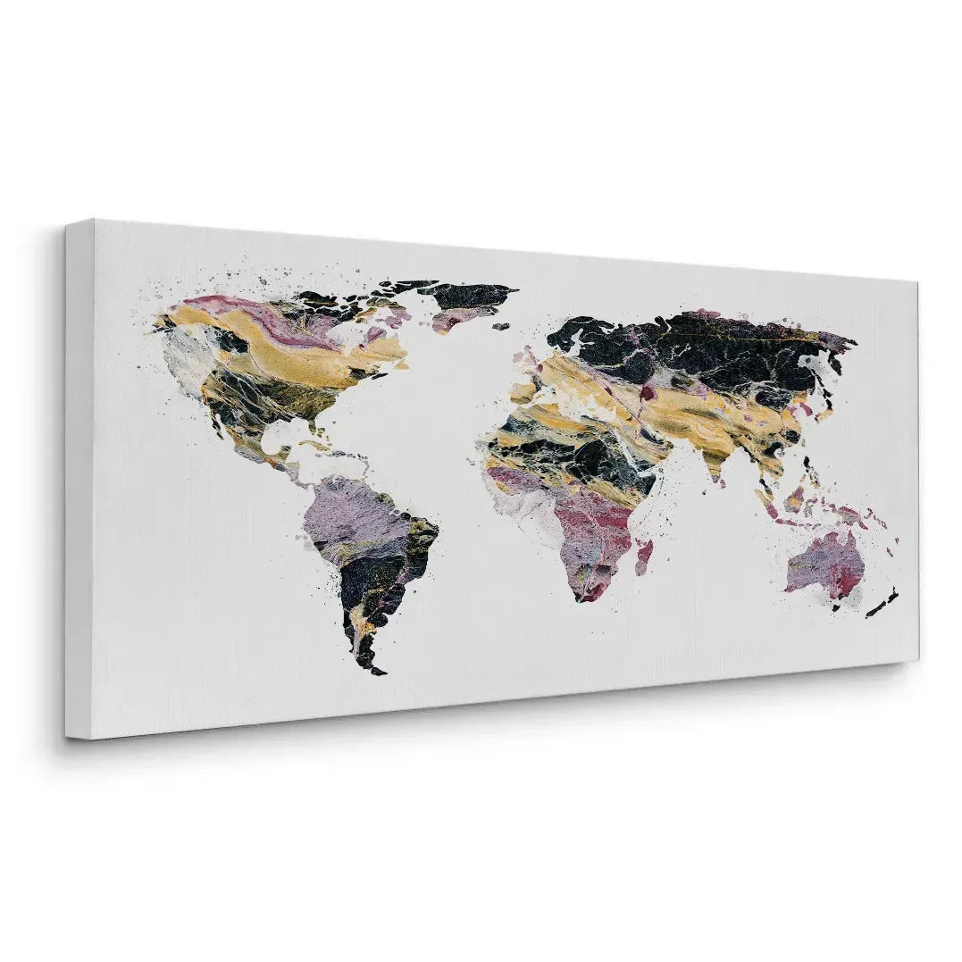 World map - Canvas - Jasmineart.ae