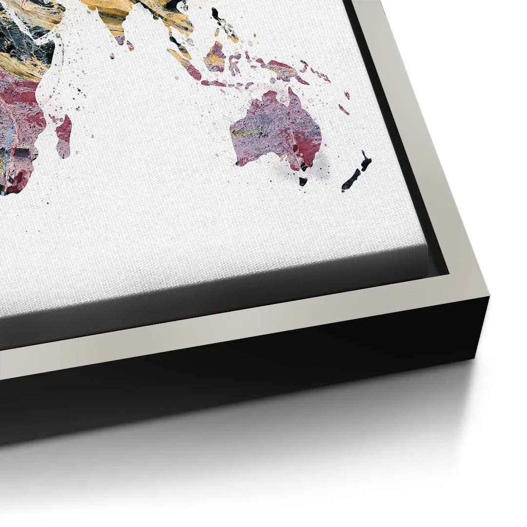 World map - Canvas - Jasmineart.ae