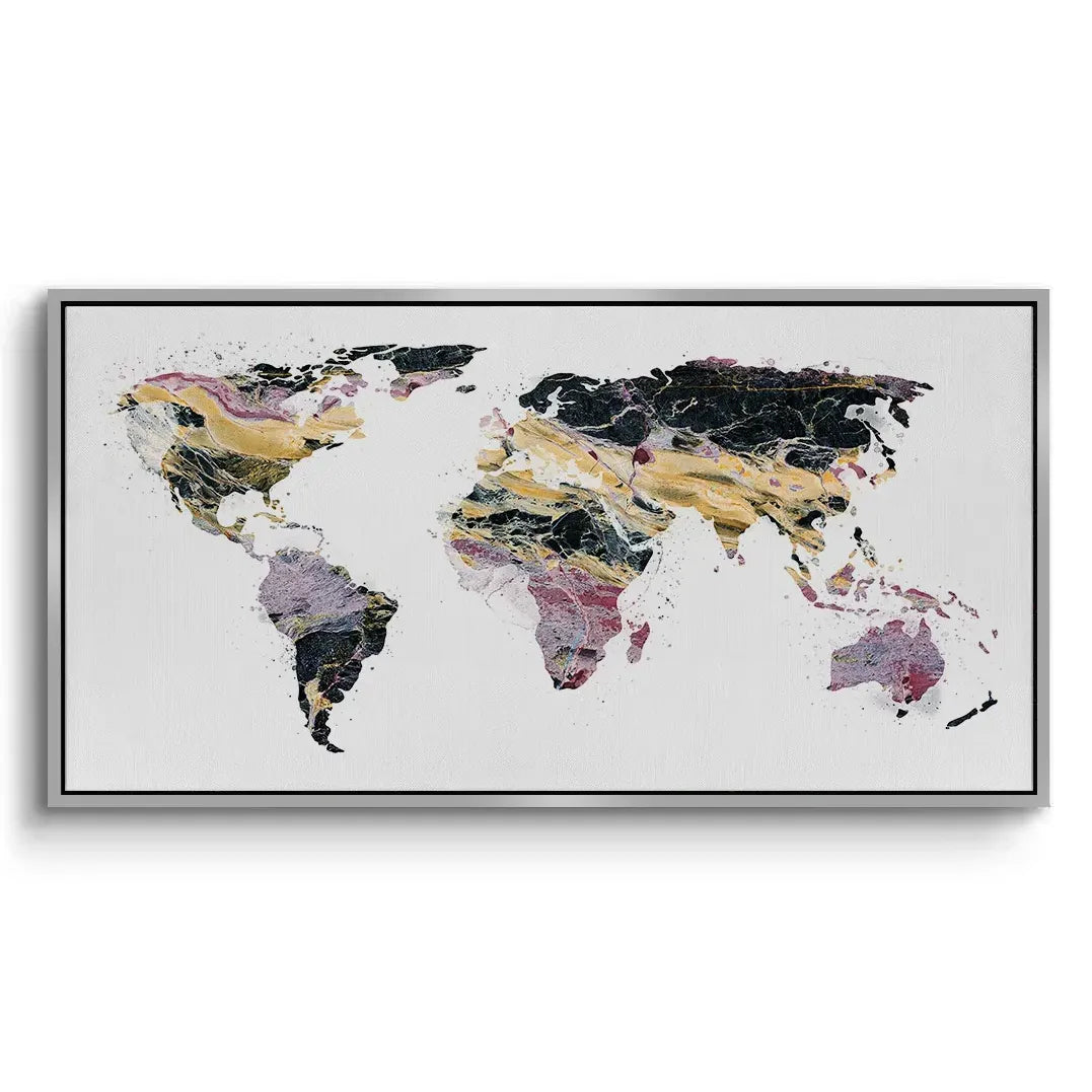 World map - Canvas - Jasmineart.ae