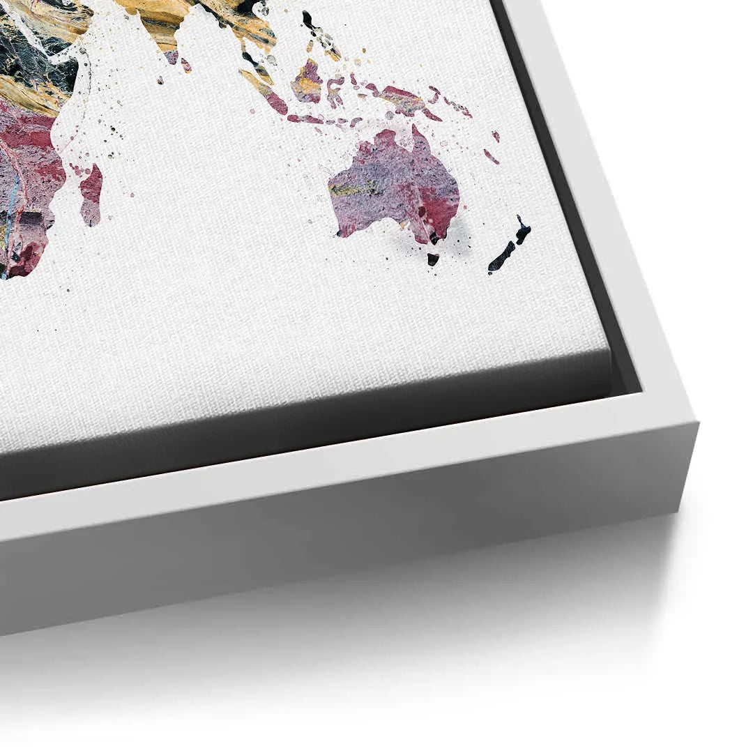 World map - Canvas - Jasmineart.ae