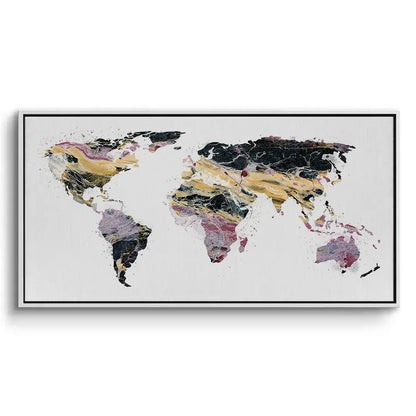 World map - Canvas