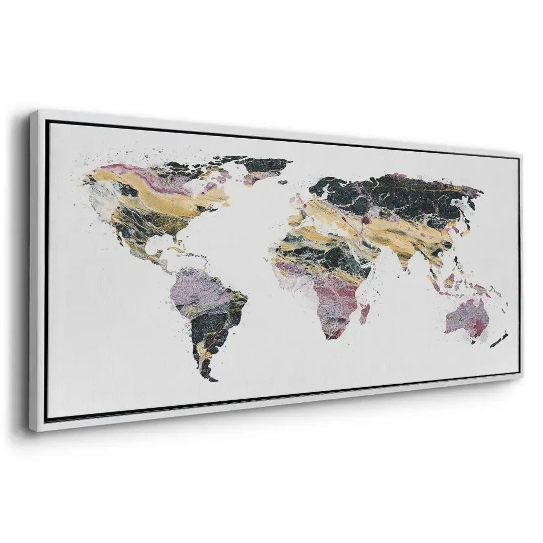 World map - Canvas - Jasmineart.ae