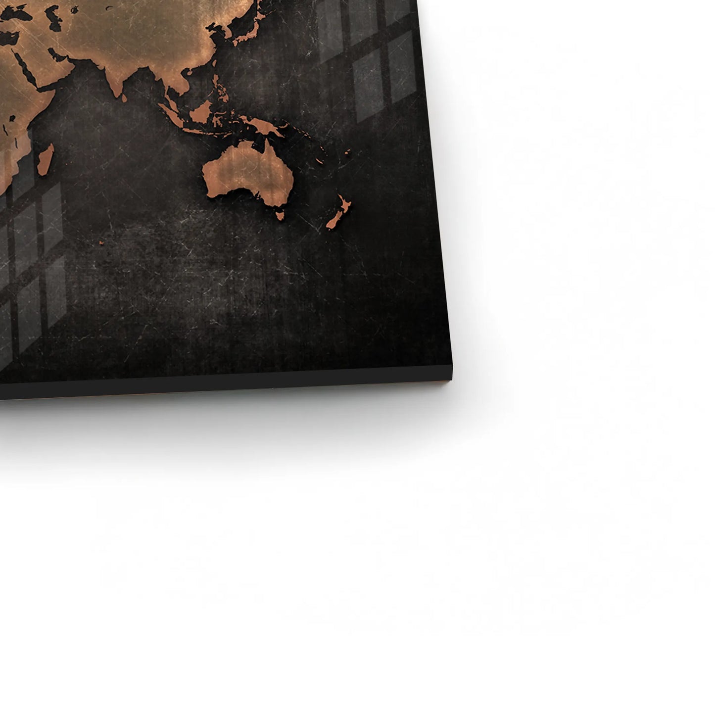2World map texture - Acrylic