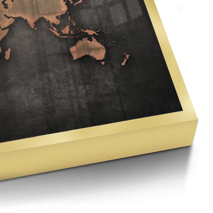 World map texture - Fine Art