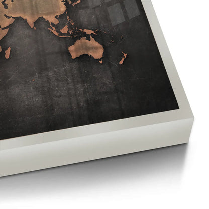 World map texture - Fine Art