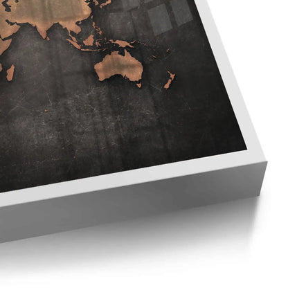 World map texture - Fine Art