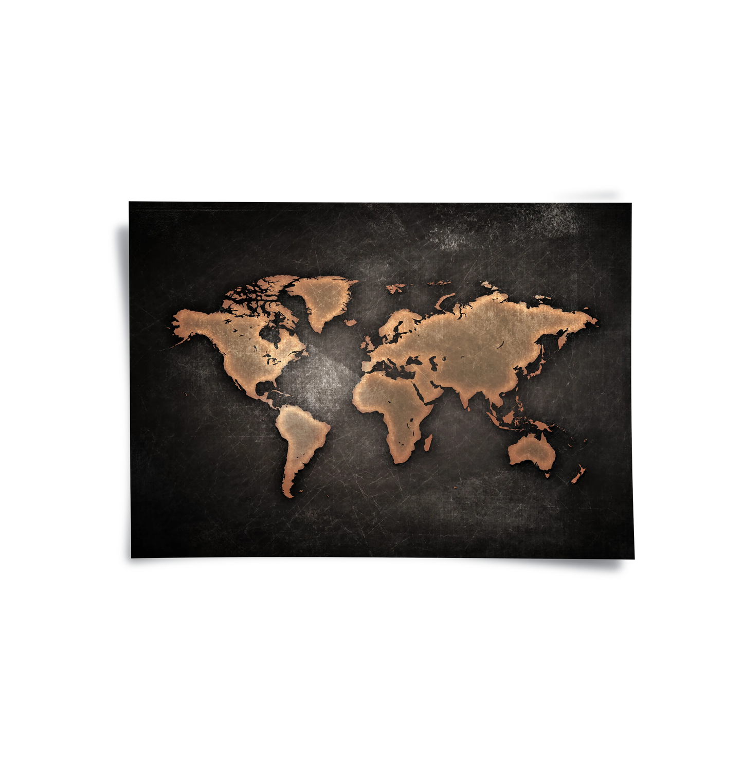 2World map texture - Poster