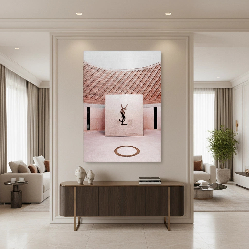 YSL Marrakech Courtyard - Canvas