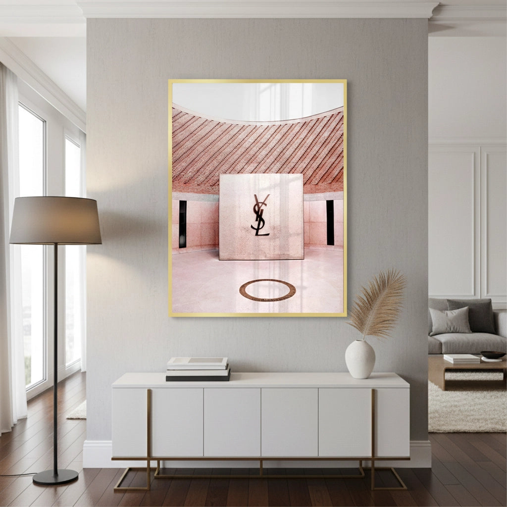 2YSL Marrakech Courtyard - Fine Art