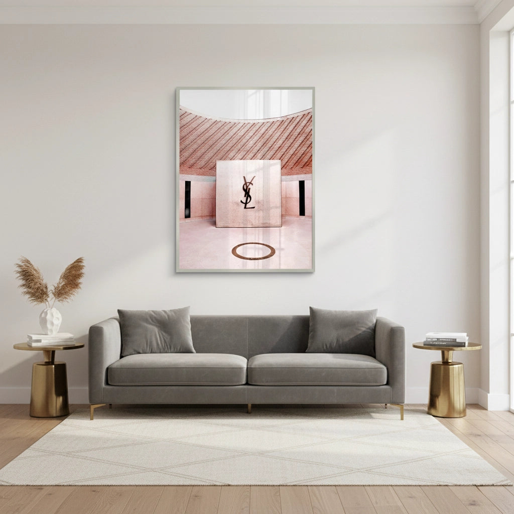 2YSL Marrakech Courtyard - Fine Art