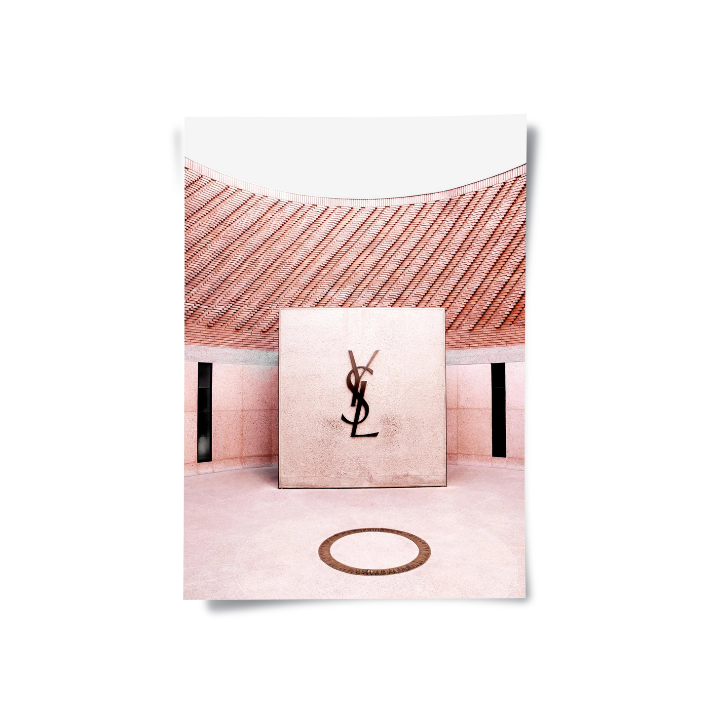 2YSL Marrakech Courtyard - Poster