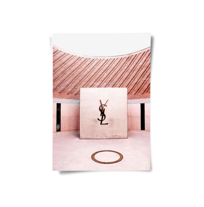 YSL Marrakech Courtyard - Poster