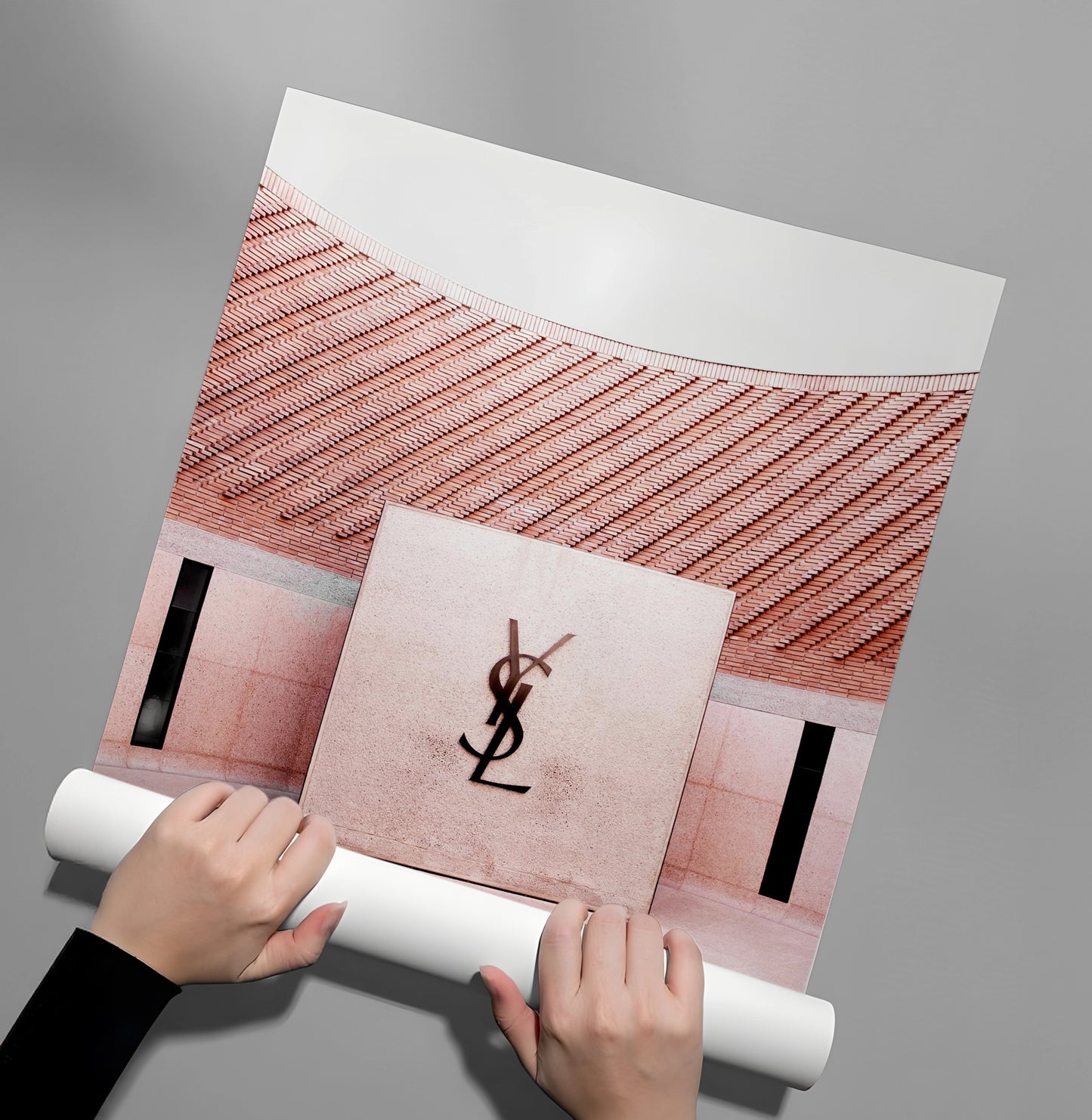 2YSL Marrakech Courtyard - Poster