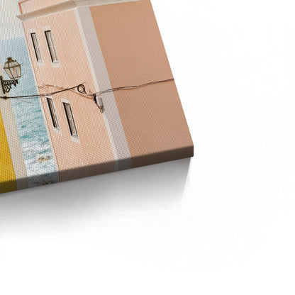 Yellow and Pink Portuguese - Canvas