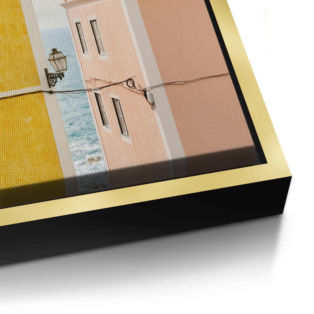 2Yellow and Pink Portuguese - Canvas