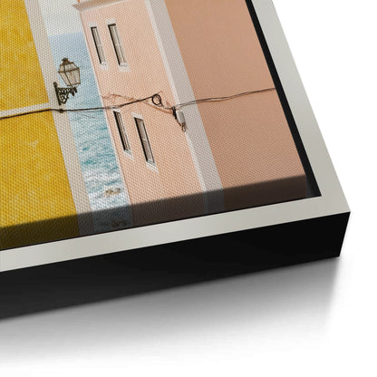 Yellow and Pink Portuguese - Canvas