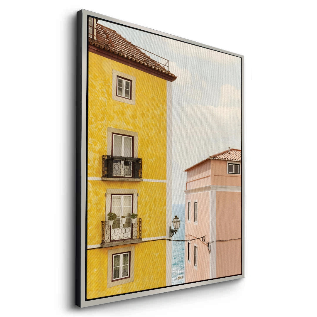 2Yellow and Pink Portuguese - Canvas