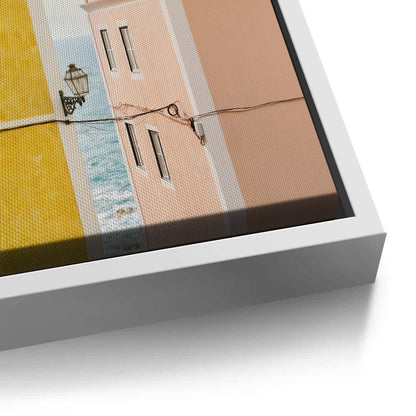 Yellow and Pink Portuguese - Canvas