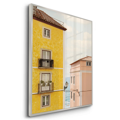 Yellow and Pink Portuguese - Fine Art