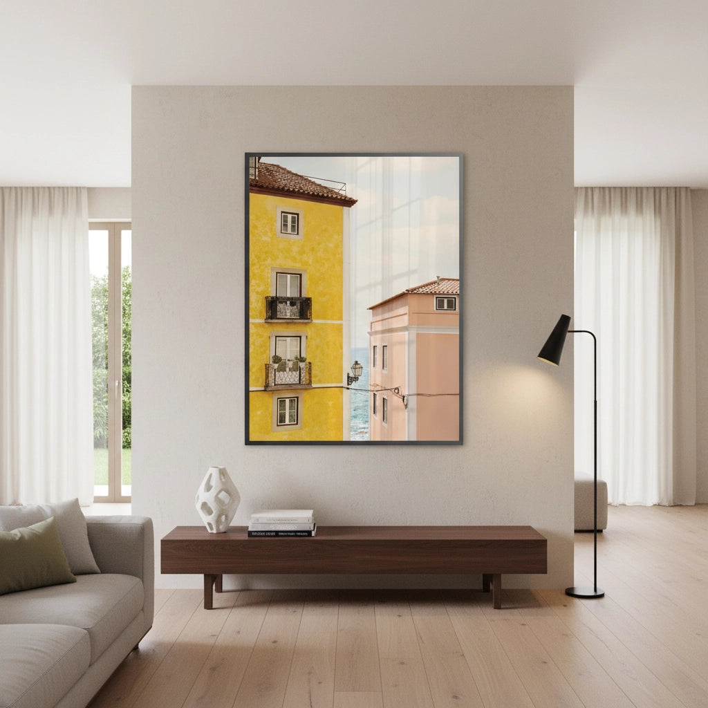 2Yellow and Pink Portuguese - Fine Art