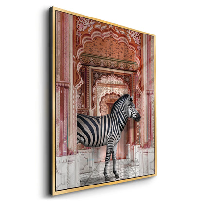Zebra in an Indian Palace - Acrylic