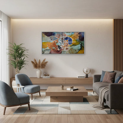 Zen Brush Calligraphy - Canvas