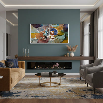 Zen Brush Calligraphy - Canvas