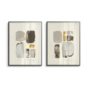 Abstract Brushstroke Set of 2 - Fine Art - Jasmineart.ae