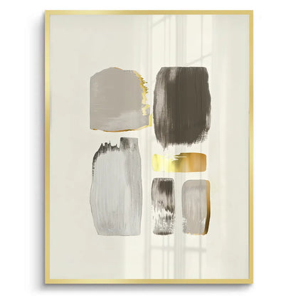 Abstract Brushstroke Set of 2 - Fine Art