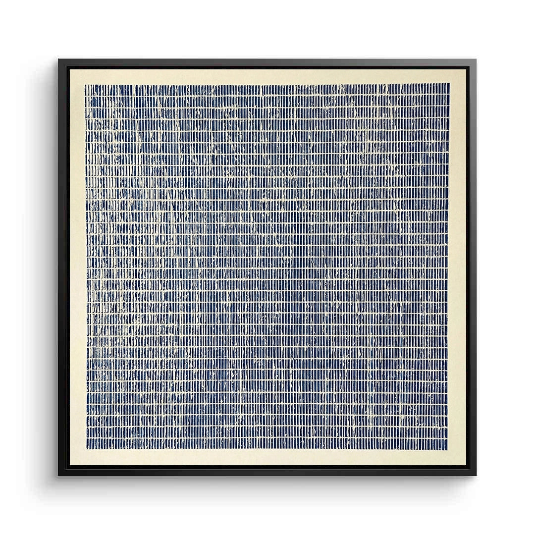 2Abstract Indigo Geometric Painting #AIGE340
