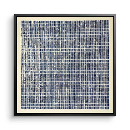 Abstract Indigo Geometric Painting #AIGE340
