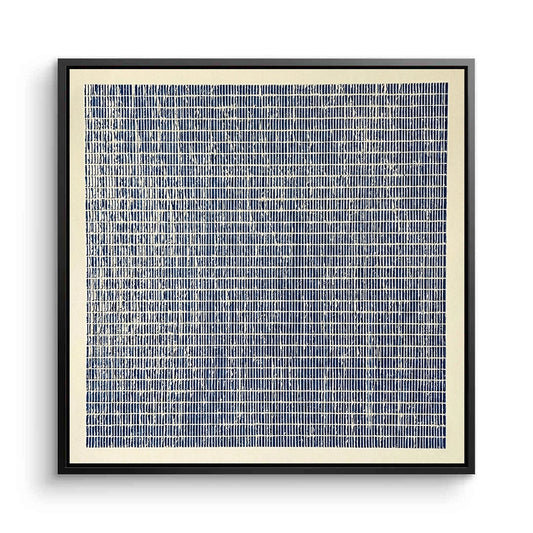 Abstract Indigo Geometric Painting #AIGE340