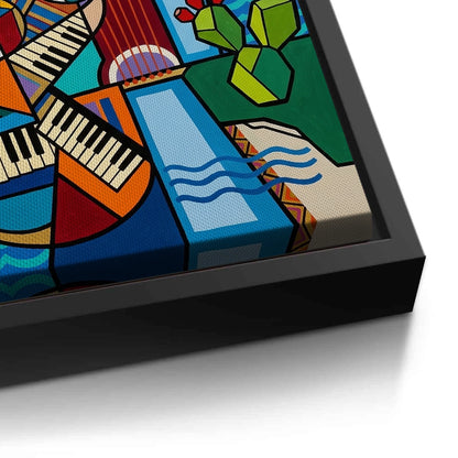 Desert Melody Pop Art - Canvas