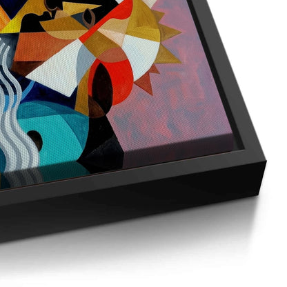 Cubist Sun Spirit - Canvas