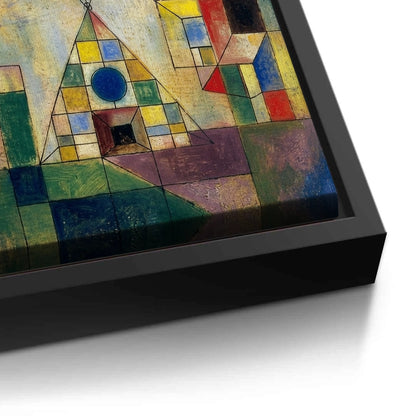 Surreal Geometric Landscape - Canvas