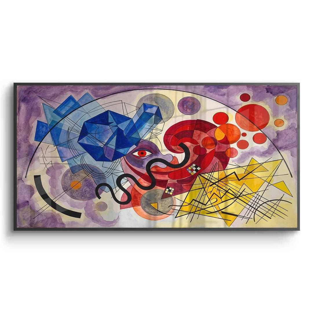 2Vibrant Geometric Surrealism - Fine Art