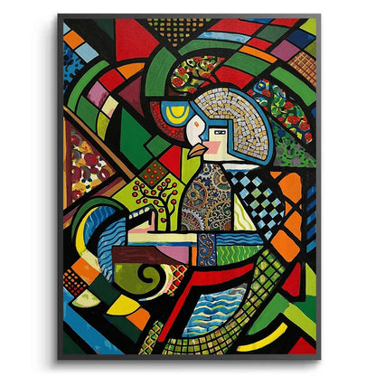 Abstract Clockwork Bird - Fine Art