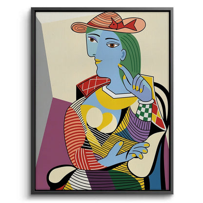 Geometric Woman Figural - Canvas
