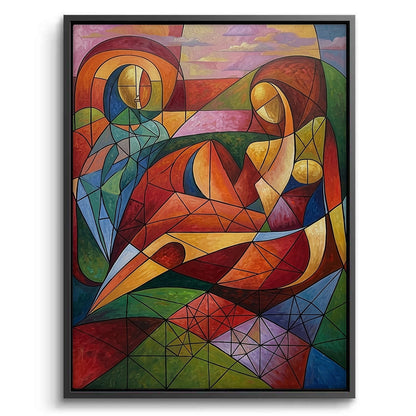 Modern Abstract Figures - Canvas