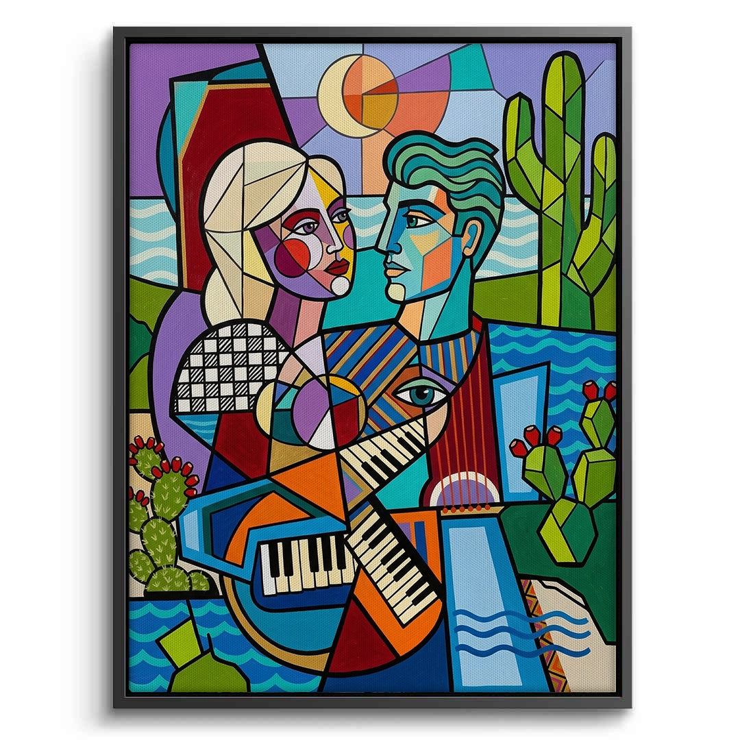 2Desert Melody Pop Art - Canvas
