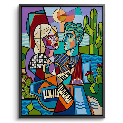 Desert Melody Pop Art - Canvas